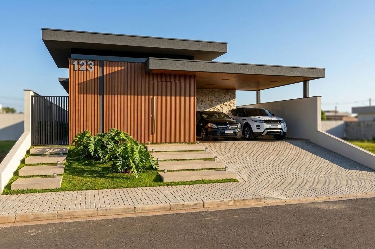 Render Genius — fachada residencial
