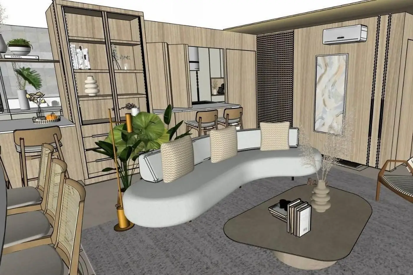 Print do projeto no SketchUp