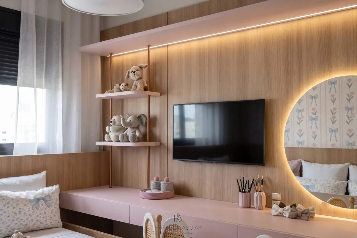 Render Genius — painel do quarto infantil